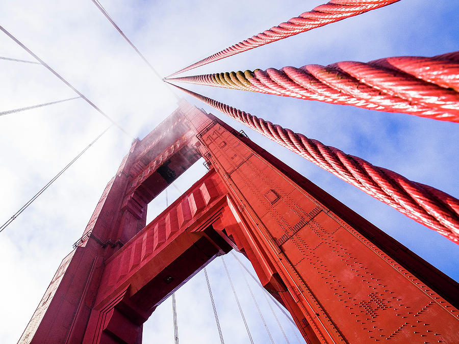 Golden Gate Bridge South Tower Photograph by Jouko Van Der Kruijssen
