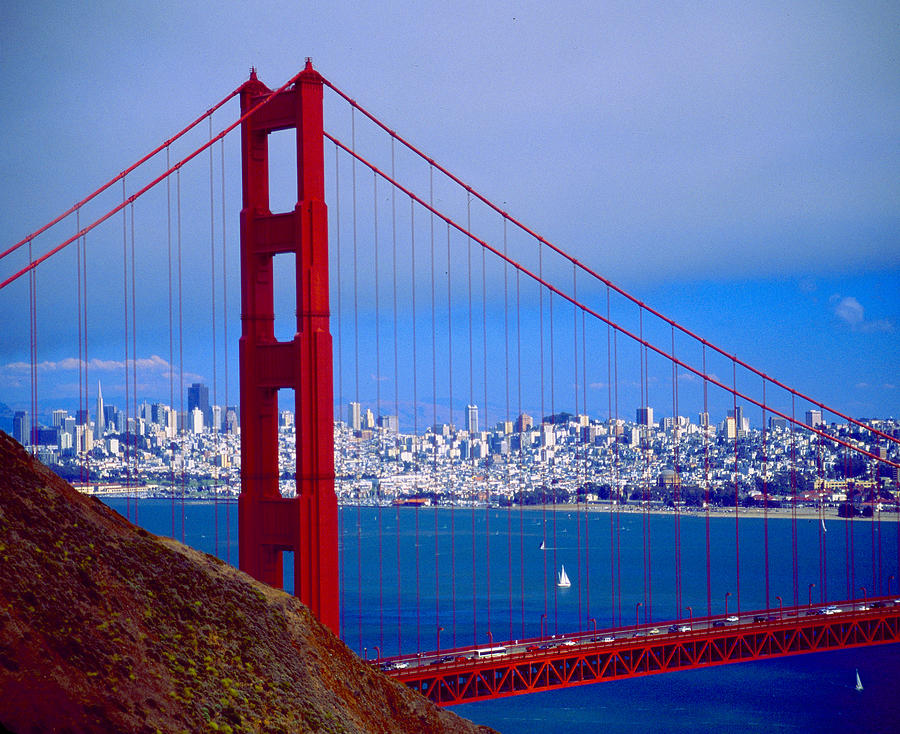 Golden Gate Bridge ver. - 1 Photograph by Larry Mulvehill