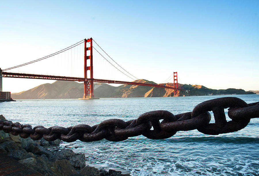 Golden Gate Bridge with Chain Photograph by Todd Aaron
