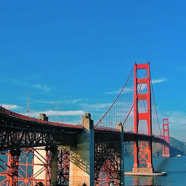 Architecture Photograph - Golden Gate Bridging 
#goldengategirl by Karen Winokan