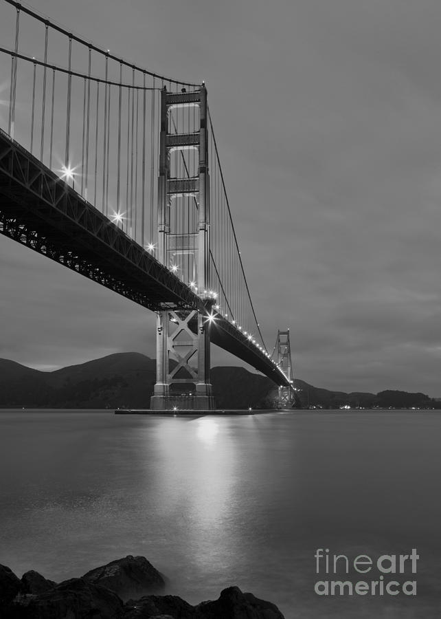 Golden Gate Bridge Photograph - Golden Gate Evening by B Christopher