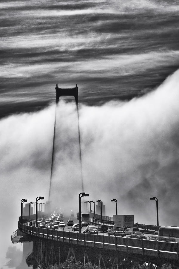 Golden Gate Fog Photograph by Diana Powell
