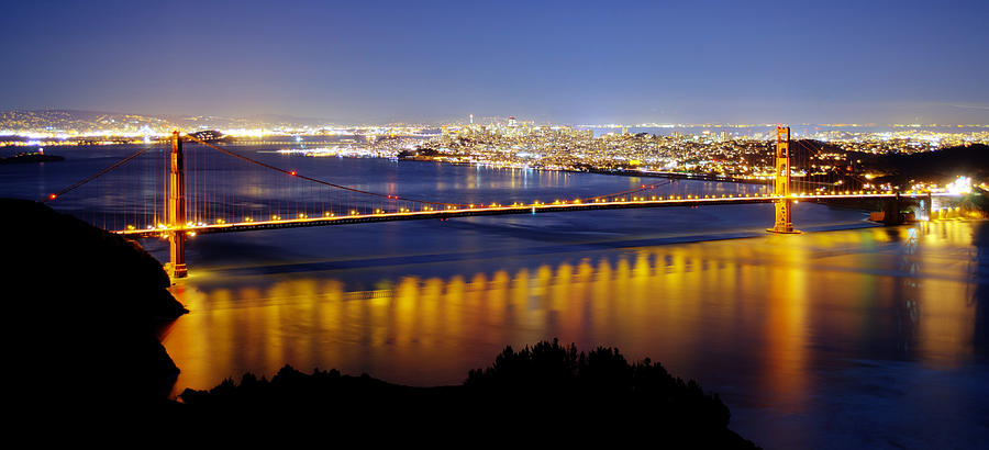 Golden Gate Bridge Photograph - Golden Gate by Mike Ronnebeck
