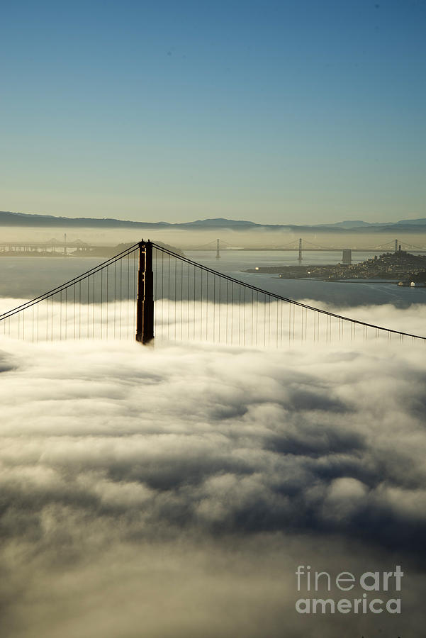 Golden Gate North Tower Photograph by David Bearden