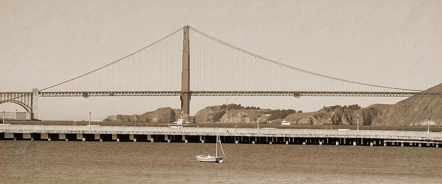 Golden Gate Pier Photograph by Holly Blunkall