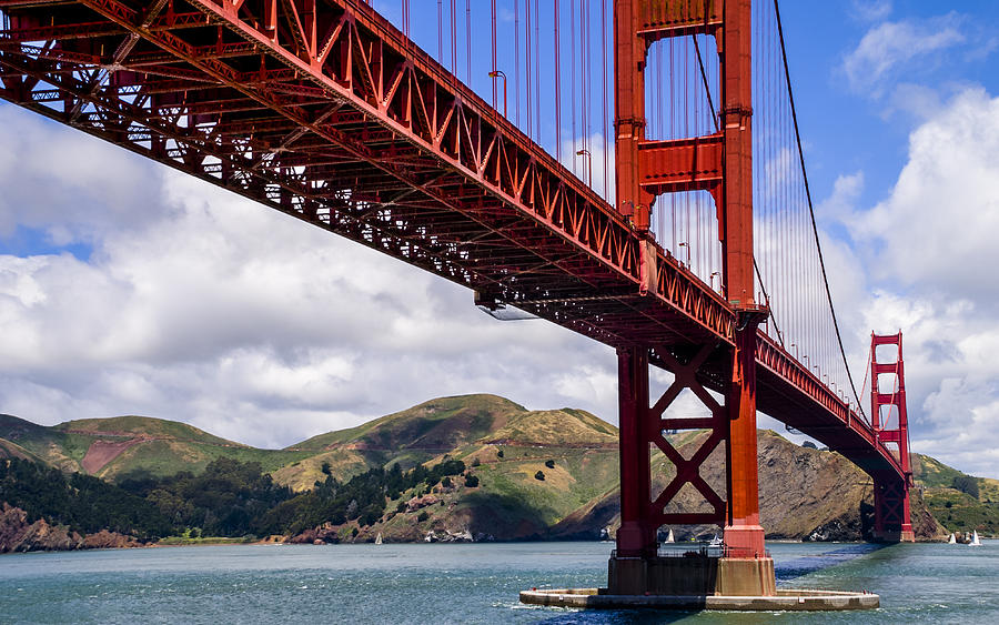 Golden Gate Bridge Photograph - Golden Gate by Radek Hofman