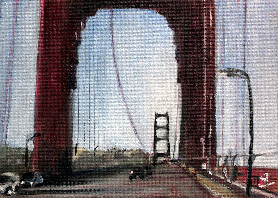 Golden Gate Painting by Sarah Lynch