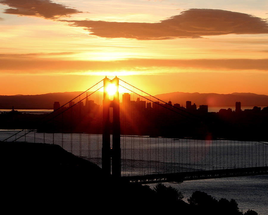 Golden Gate Sunrise 12-2-11 Photograph by Christopher McKenzie
