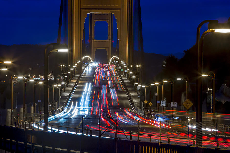 San Francisco Photograph - Golden Gate Traffic by Dave Cleaveland