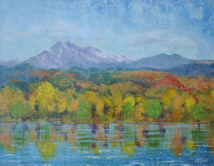 Landscape Painting - Golden Glory at Golden Ponds by Margaret Bobb Landscape Painting - Golden Glory at Golden Ponds by Margaret Bobb