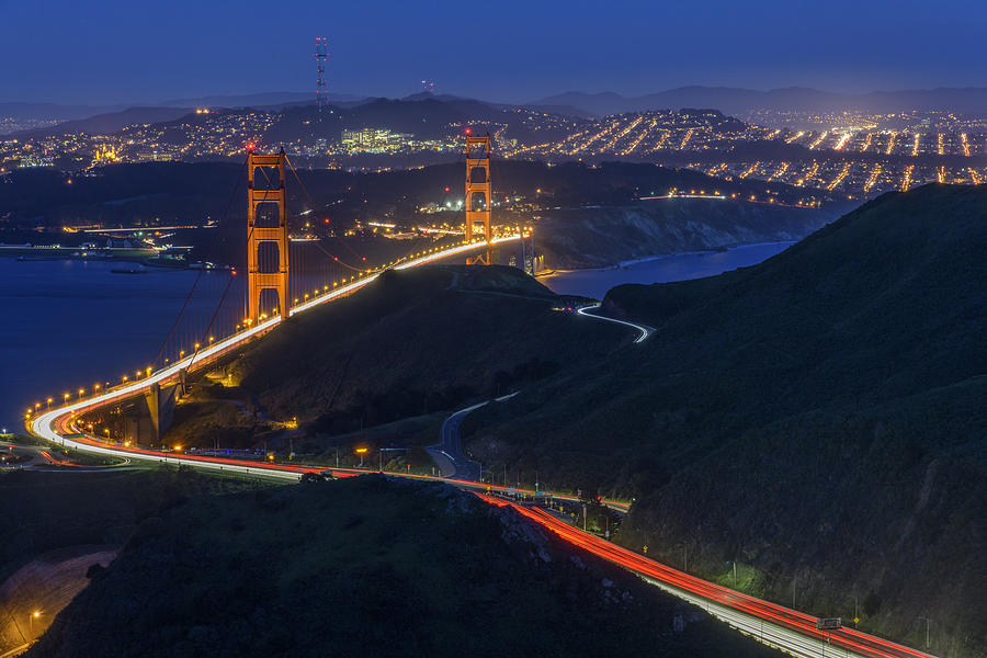 San Francisco Photograph - Golden Glow by Rick Berk