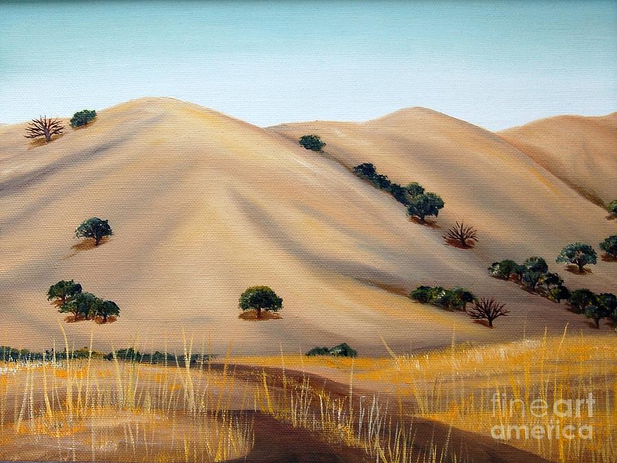 Golden Hills Painting by AnnaJo Vahle