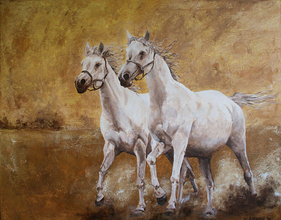 Golden Horses Painting by Willem Arendsz - Fine Art America