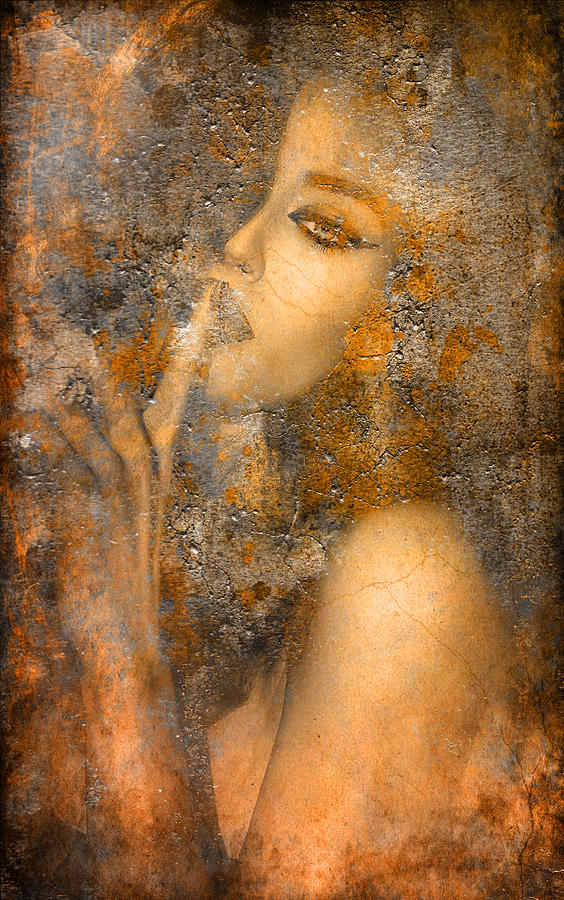 Hush Digital Art - Golden Hush by Greg Sharpe