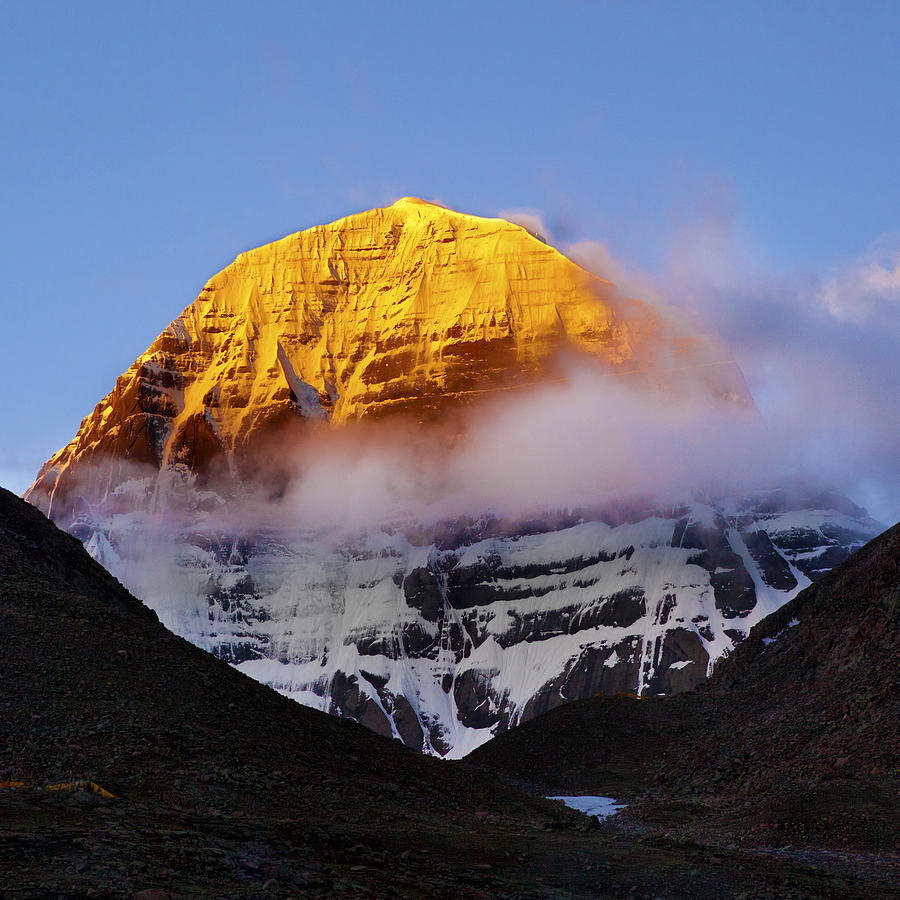 Golden Kailash Photograph by Reinhard Goldmann