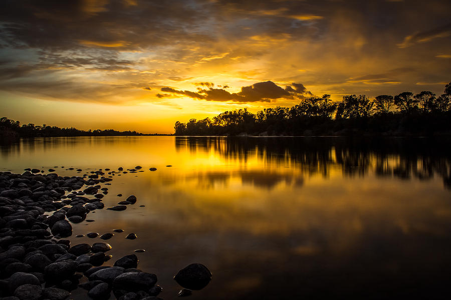 Golden Lake Natoma Photograph by Lee Harland