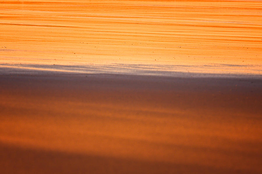 Golden Light Warm Sand Photograph by Jeff Sinon
