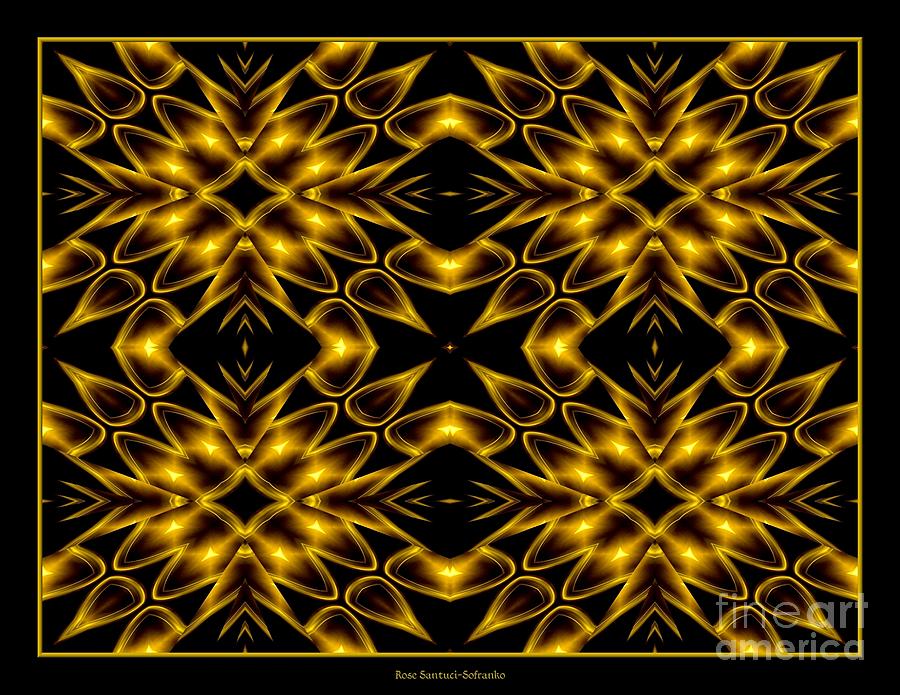 Golden Lights Abstract 9 Photograph by Rose Santuci-Sofranko