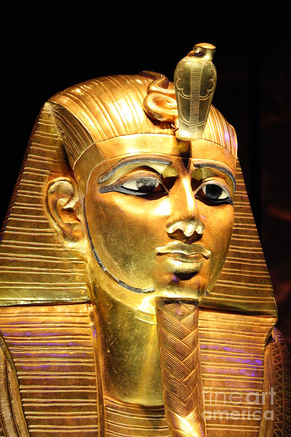 Golden Mask of Psusennes I Photograph by Vicki Maheu