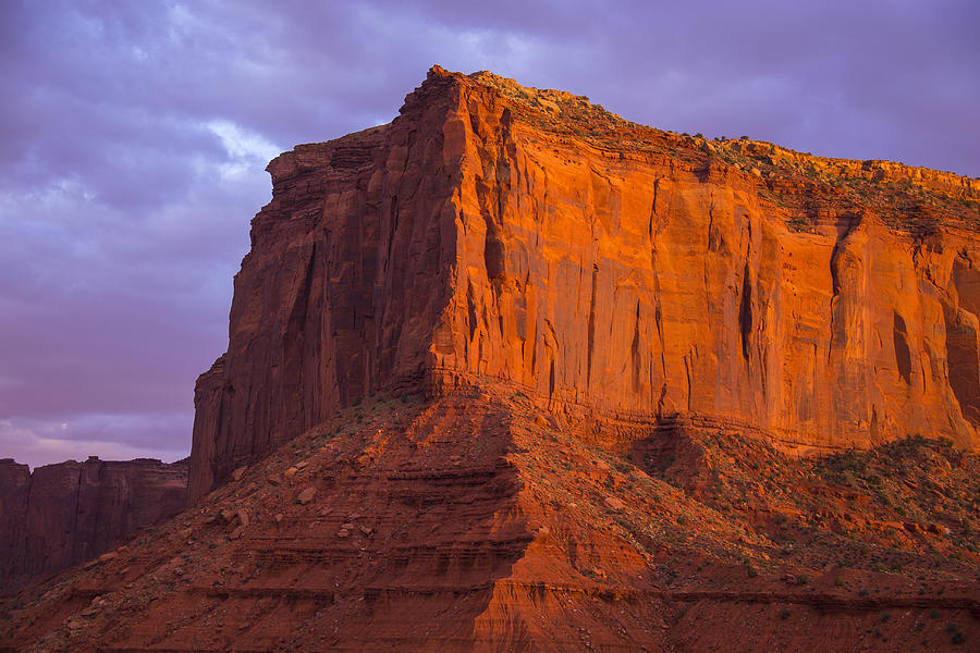 Golden Mesa Monument Valley Photograph by Garry Gay