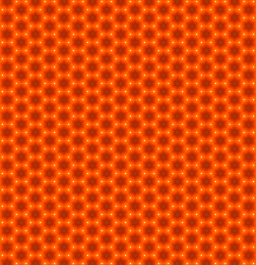 Golden Orange Honeycomb Hexagon Pattern Digital Art by Shelley Neff