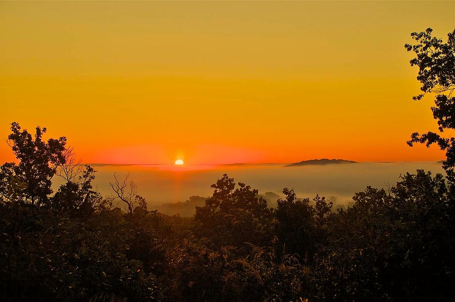 Golden Ozark Sunrise Photograph by Larry Bodinson - Fine Art America