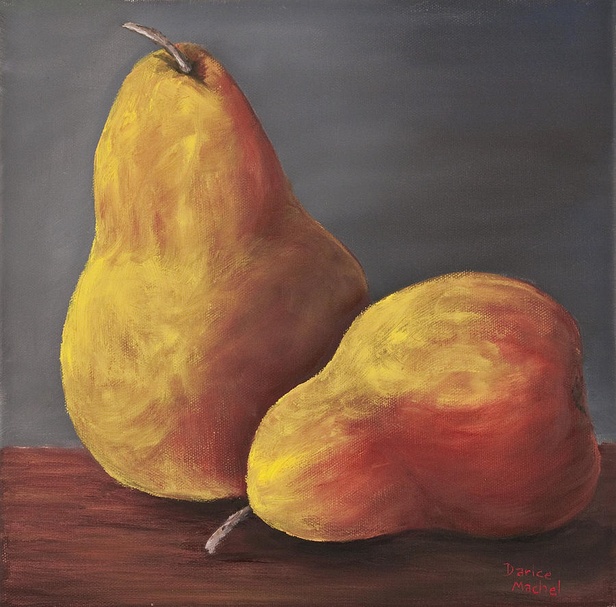 Golden Pears Painting by Darice Machel McGuire