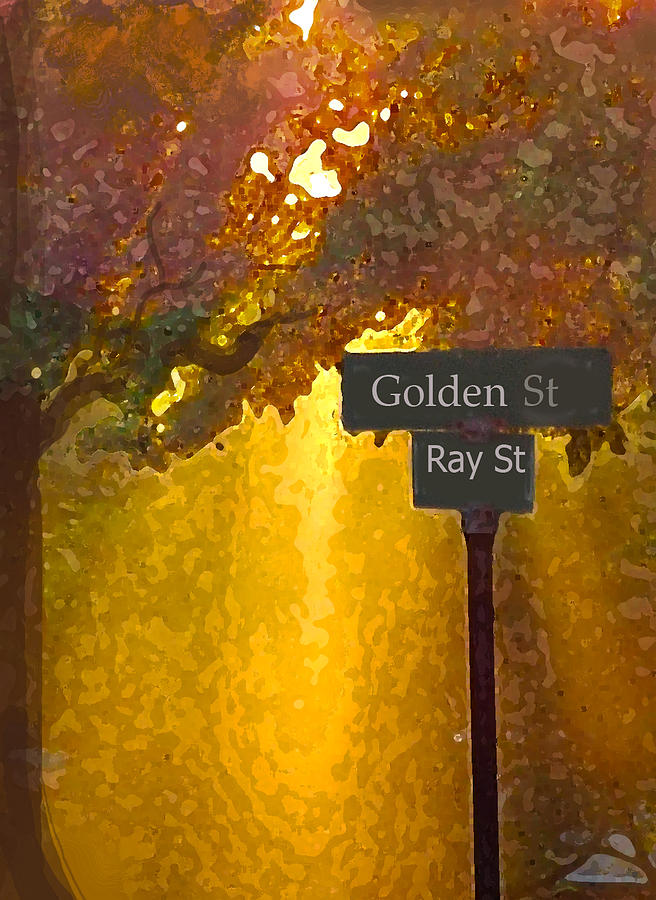 Golden Ray Street Photograph By Dawn Gagnon Fine Art America