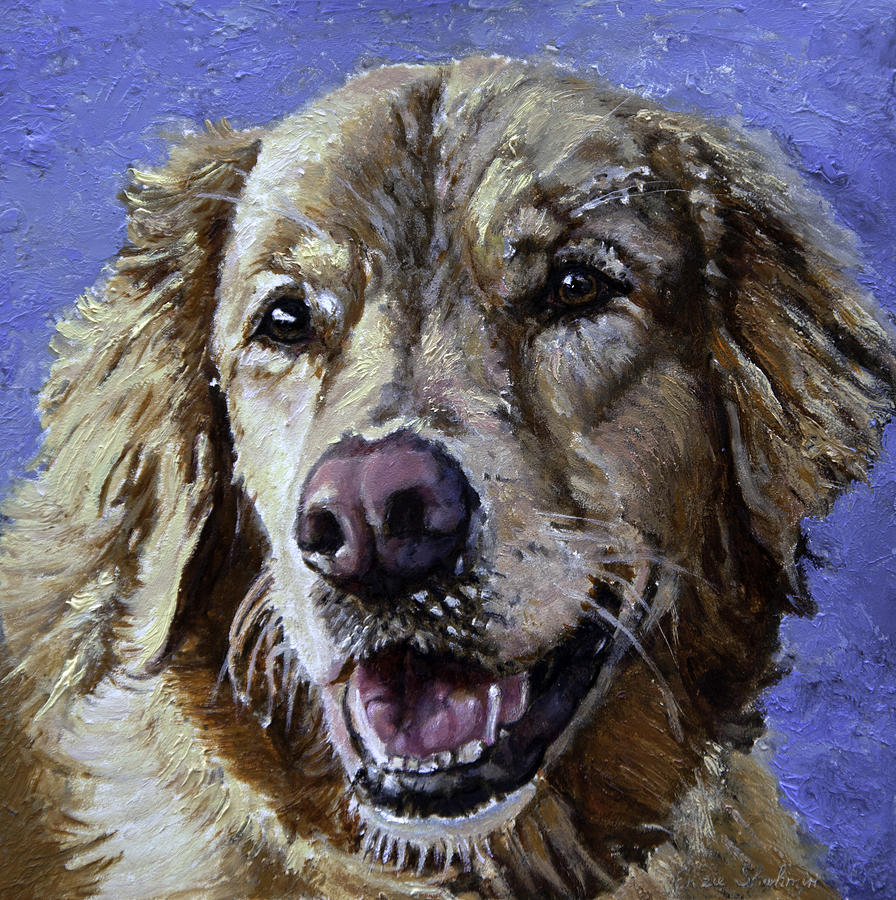 Golden Retriever - Molly Painting by Portraits By NC