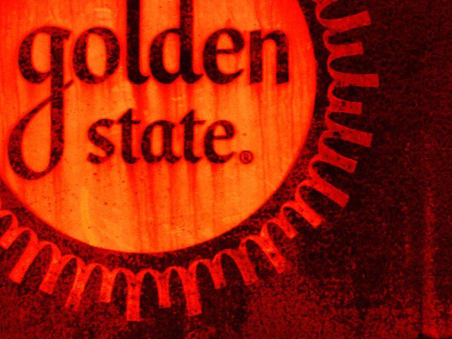 Sign Painting - Golden State #2 by Michael Jewel Haley