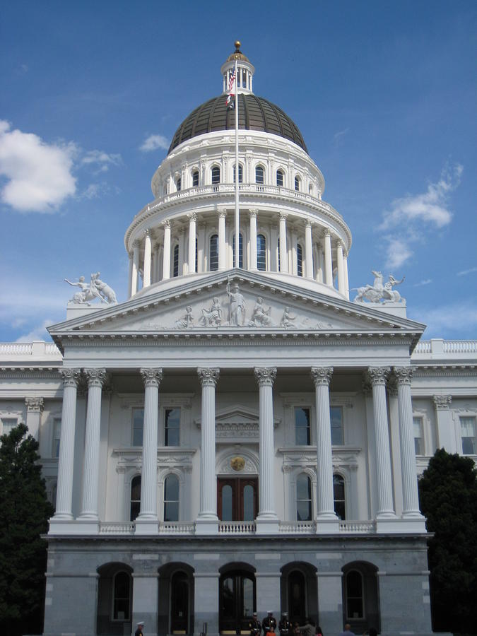 Capitol Building Photograph - Golden State Capitol by Mike Watson