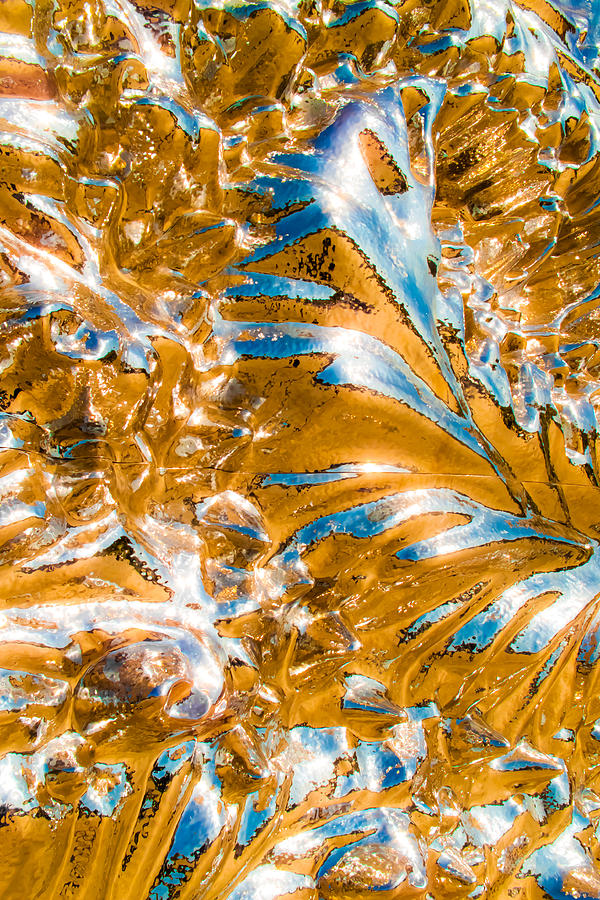 Golden Steel Swirl Photograph by Hakon Soreide