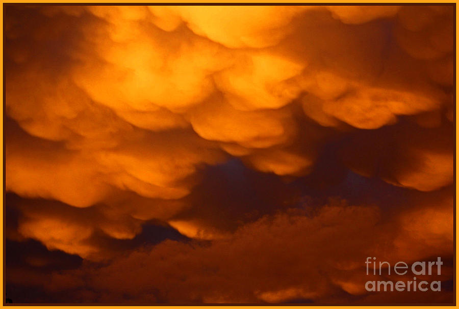 Golden Storm Clouds St. George Photograph by John Langdon