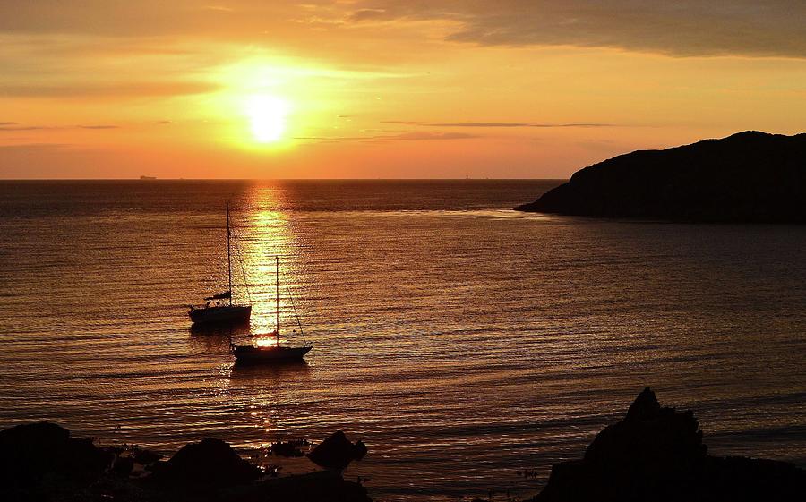 Golden Sunrise At Porth Wen Photograph by Photo By Andrew Boxall