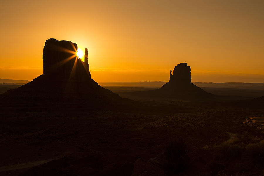 Golden Sunrise Monument Valley Photograph by Garry Gay