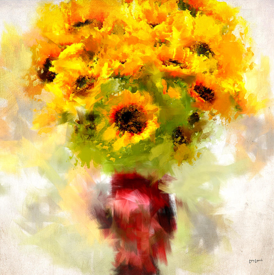 Golden Suns Digital Art by Lourry Legarde