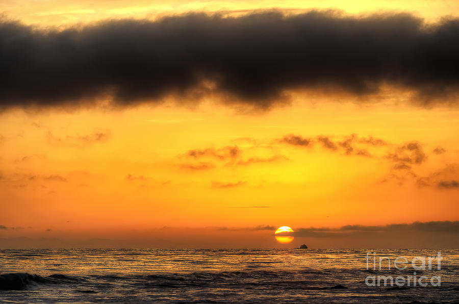 Golden Sunset Photograph by Eddie Yerkish