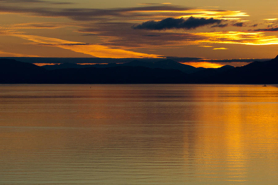 Golden Sunset Photograph by Naomi Wittlin