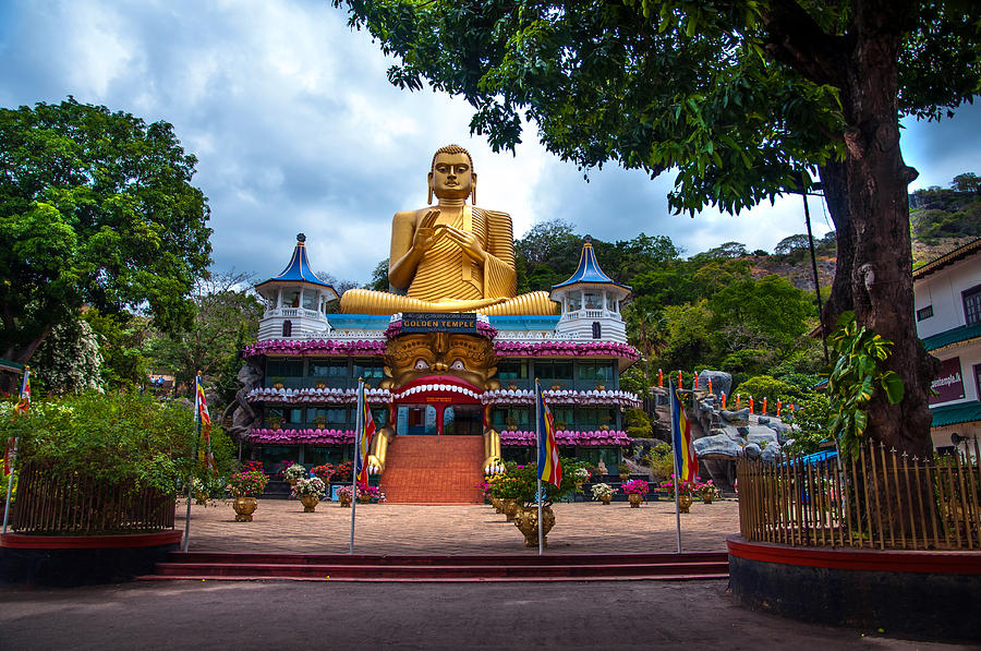 Golden Temple in Dambulla 2. Sri Lanka Photograph by Jenny Rainbow