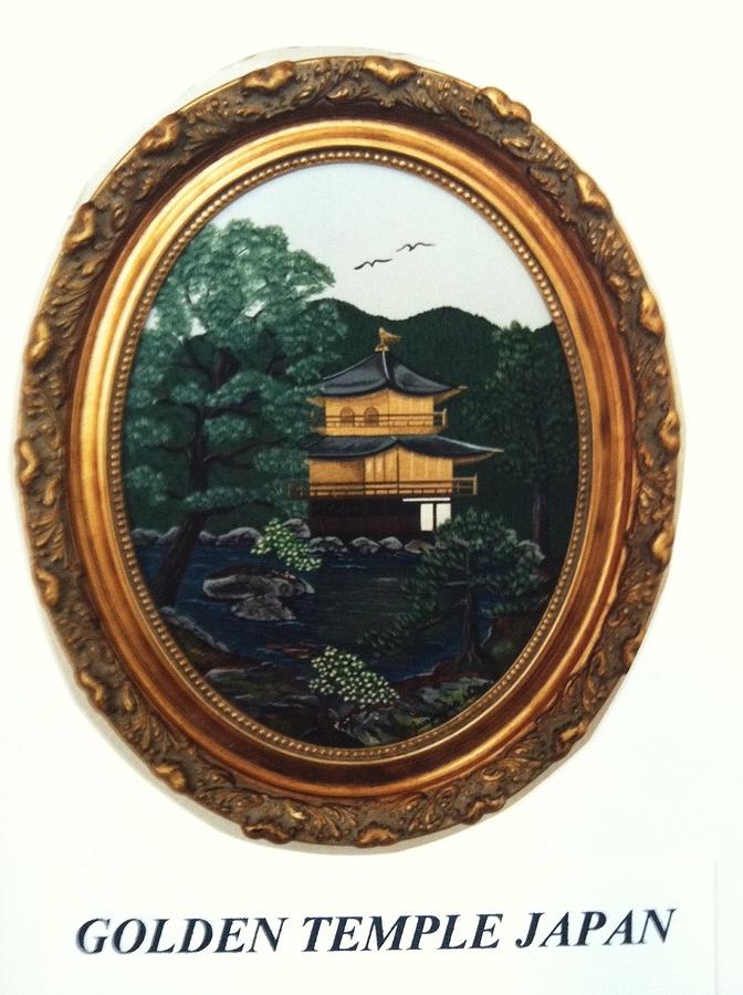 Golden Temple Japan Painting by Jennifer Lake