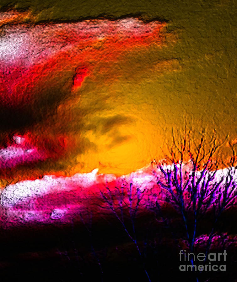 Golden Time Digital Art by Gayle Price Thomas