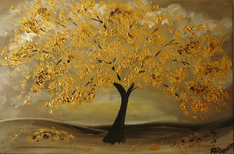Golden Tree by Gina Cooper