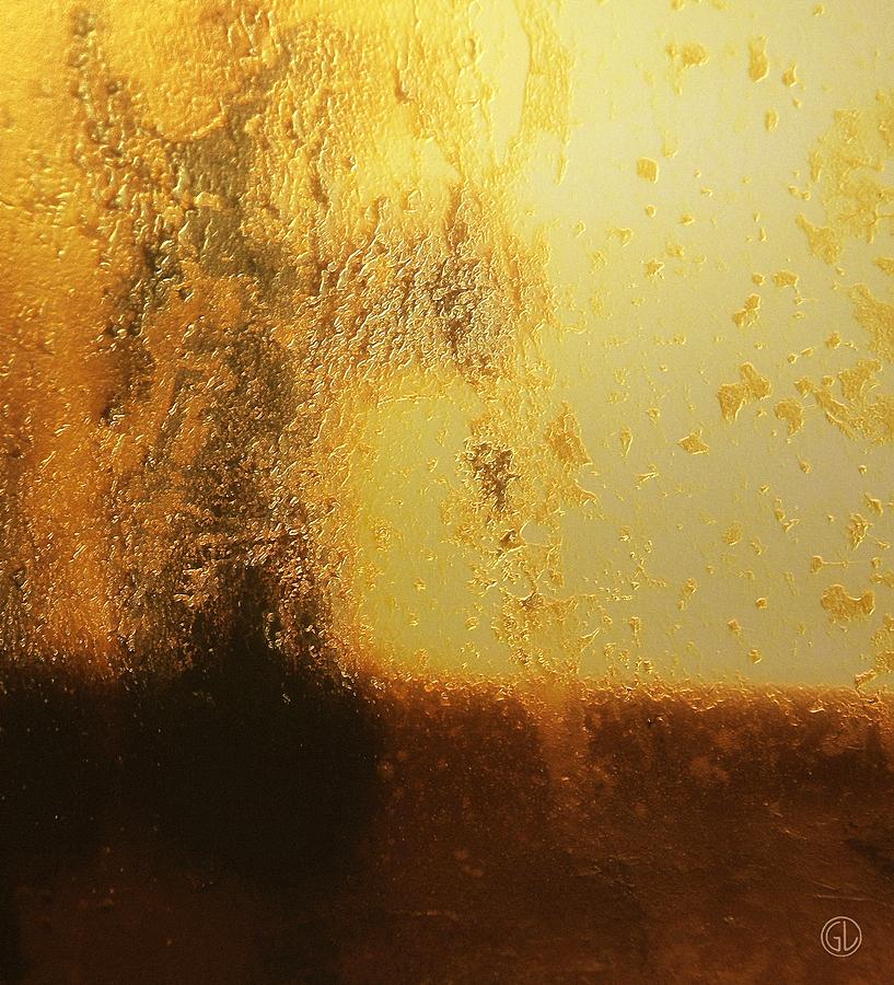 Abstract Digital Art - Golden tree by Gun Legler