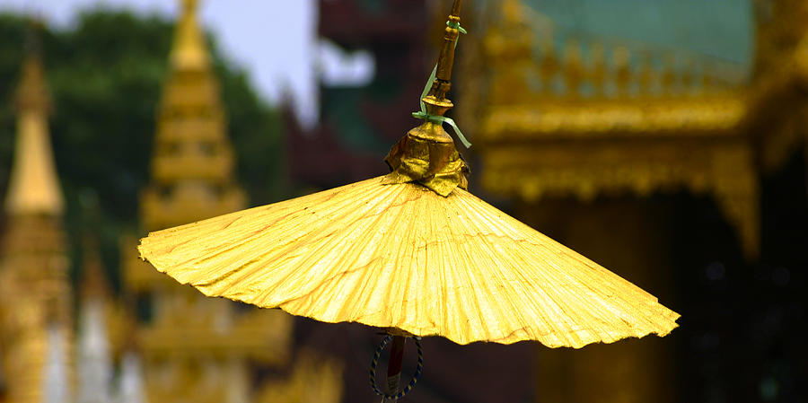 Golden Umbrella Shwedagon Pagoda Yangon Myanmar Photograph by PIXELS  XPOSED Ralph A Ledergerber Photography