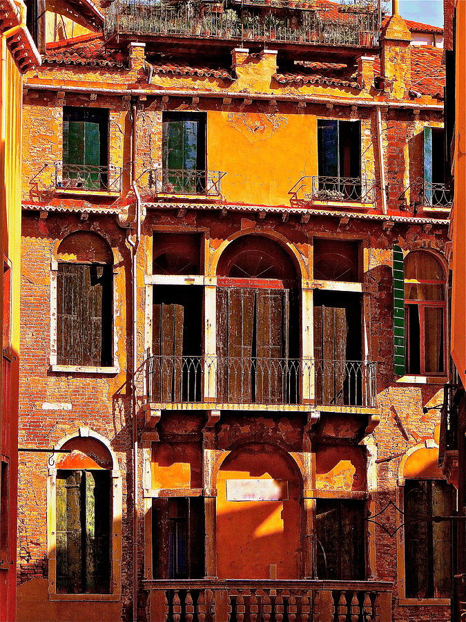 Venice Photograph - Golden Venice by Ira Shander