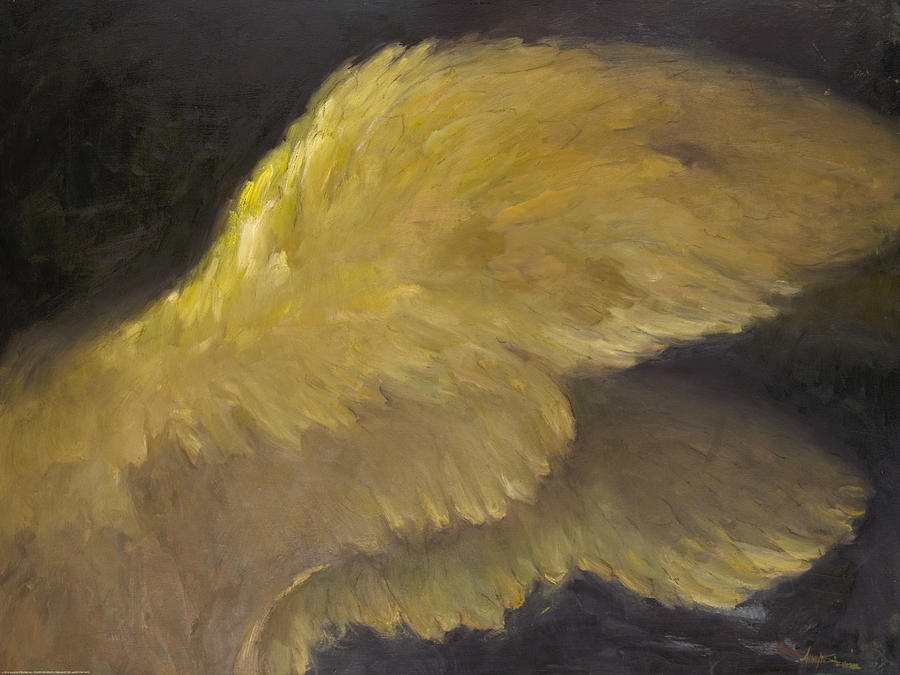 wings oil painting