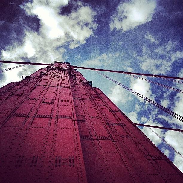 Sanfrancisco Photograph - #goldengatebridge #lines #skyviewers by Robyn Chell