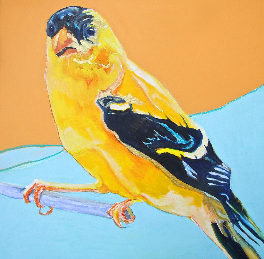 Goldfinch Painting by Jamie Downs