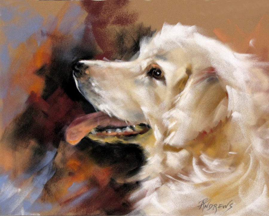 Goldie Painting by Rae Andrews