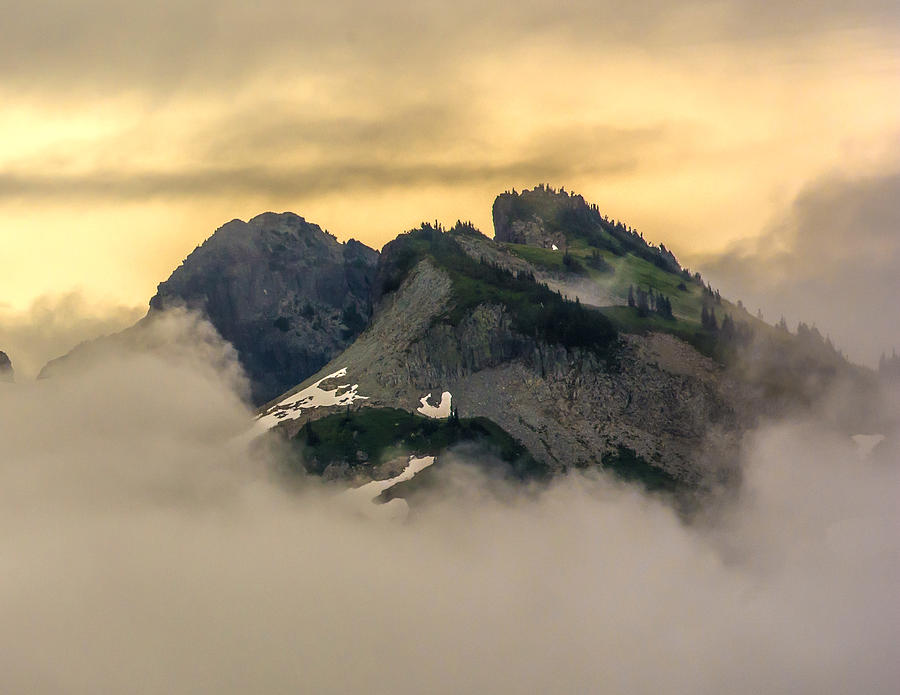 GoldnGreen mountain top  Photograph by Randall Branham